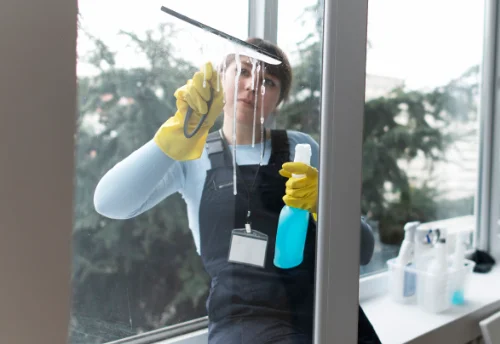 Nettoyage de vitres intérieures et extérieures à Vailhourles